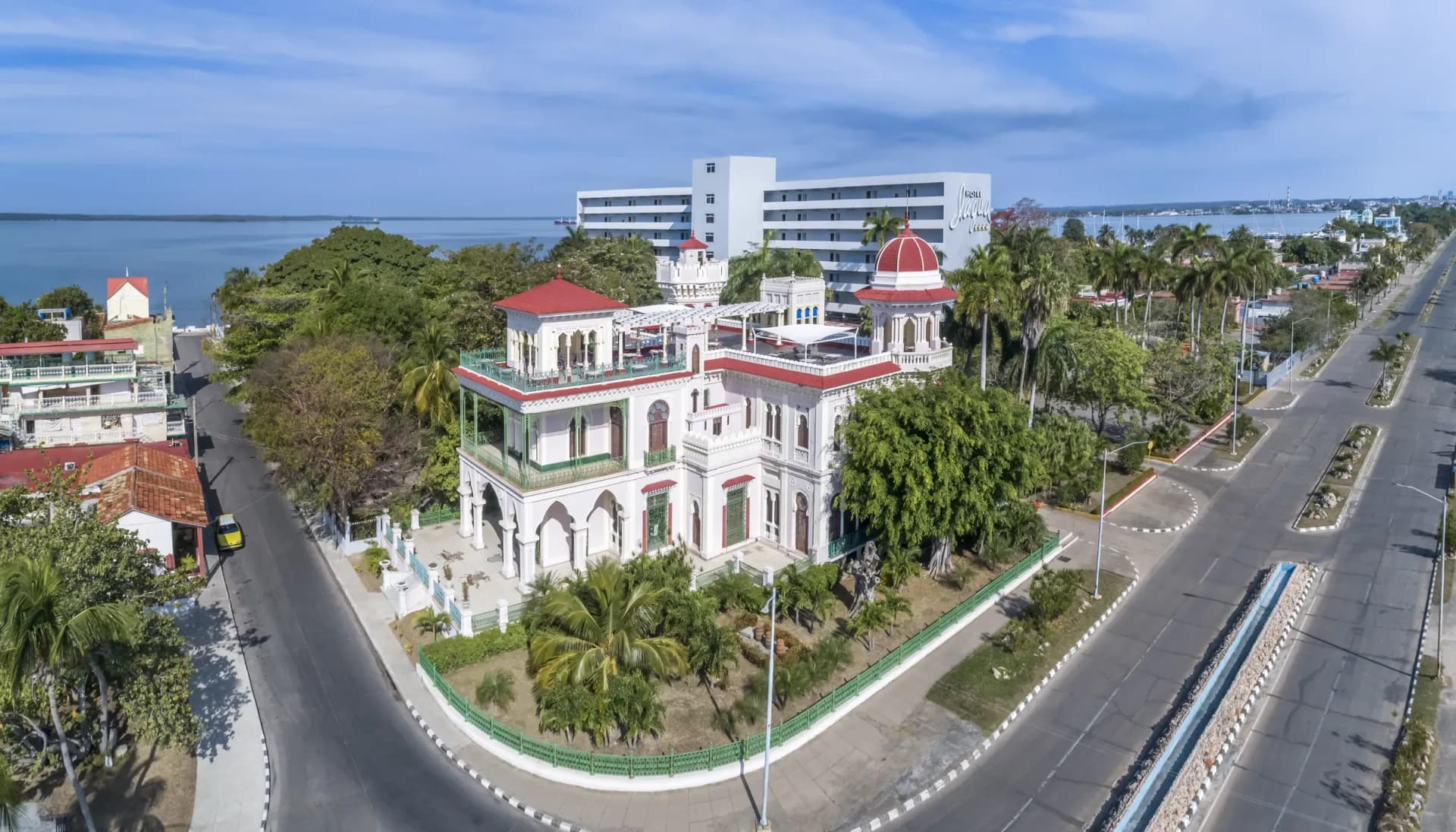 The Moorish-style Palacio de Valle on the Punta Gorda peninsula in Cienfuegos, Cuba