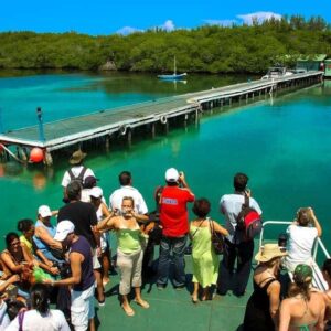 Arrival of hikers to Levisa