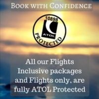 Book holidays with confidence we're ATOL protected