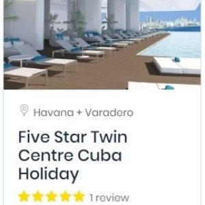 five star twin centre cuba holiday 2019 2020